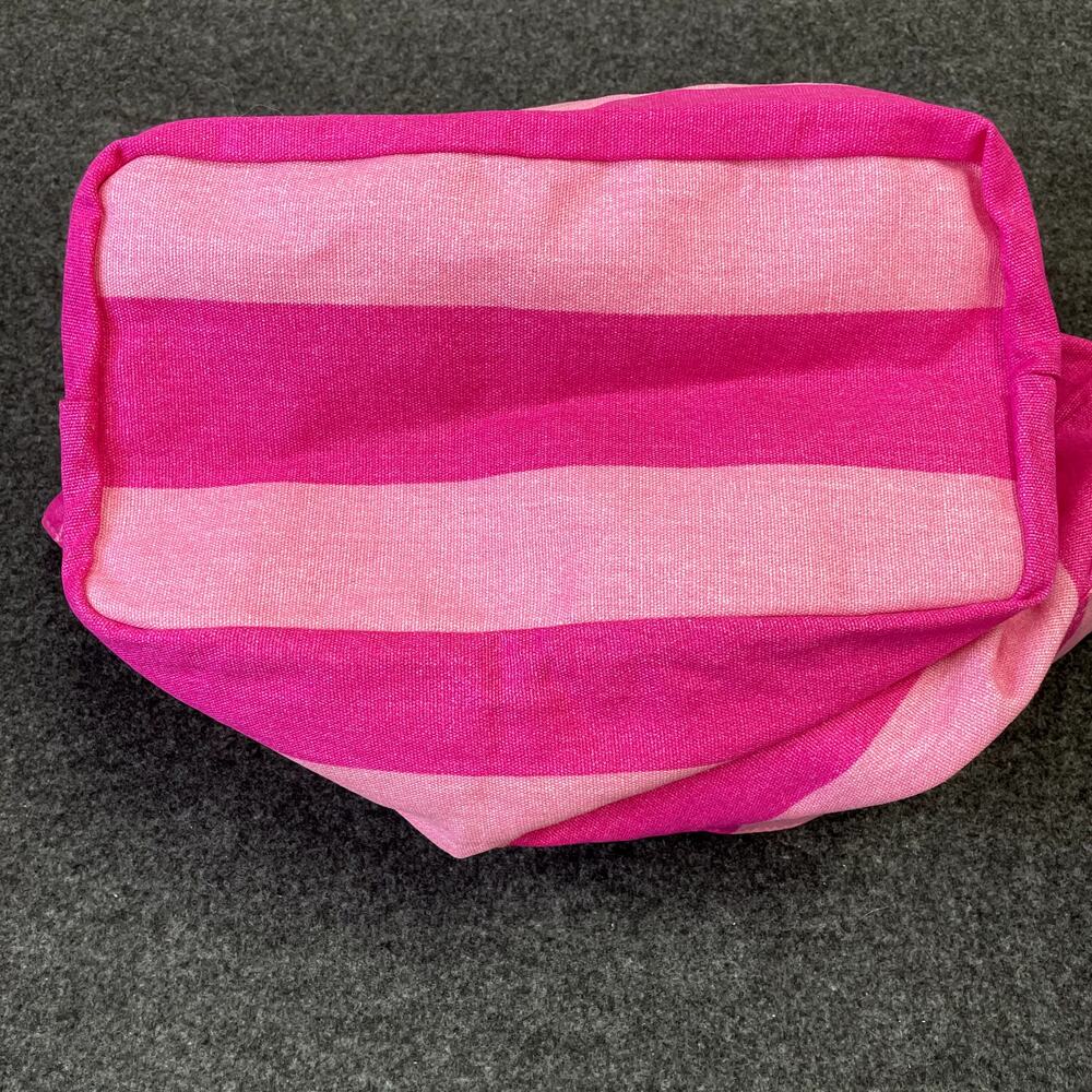 NWT Victoria's Secret  Shades of Pink Stripes Canvas Tote Bag - Picture 7 of 13